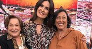 Nicette Bruno e sua filha, Bárbara Bruno, em participação no programa de Fátima Bernardes - Foto: Reprodução / Instagram