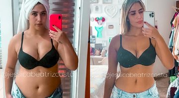 Influenciadora refletiu sobre o assunto após eliminar mais de 30 quilos - Foto: Reprodução / Instagram @jessicabeatrizcosta