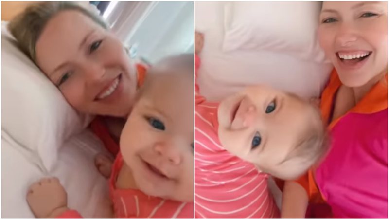 Karin Roepke posta video fofo com a filha, Chiara - Foto: Reprodução / Instagram