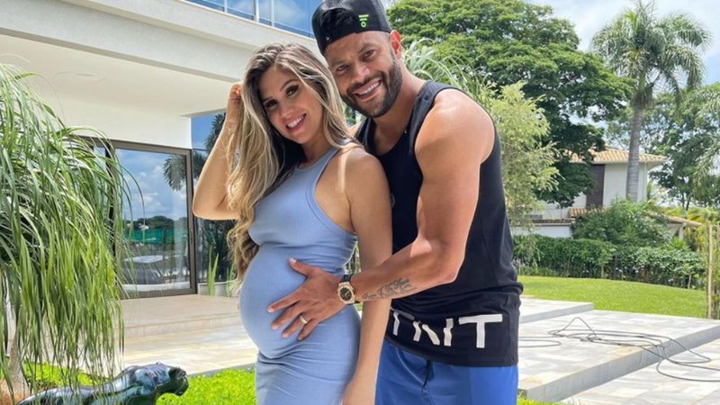 Hulk e Camila Ângelo estão esperando uma menina, que se chamará Zaya - Foto: Reprodução / Instagram @hulkparaiba