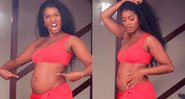 Iza exibe barriga de grávida em ensaio - Foto: Reprodução/ Instagram@iza