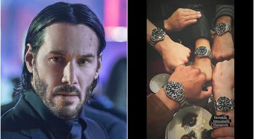 Keanu Reeves fez questão de prestigiar seus dublês em "John Wick: Chapter 4" - Foto: Reprodução / Instagram