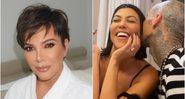 Imagem Kris Jenner dá aval a noivado de Kourtney Kardashian e Travis Barker: "Feitos um para o outro"