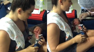 Laura Keller falou sobre procedimento na língua do filho recém-nascido - Foto: Reprodução/ Instagram