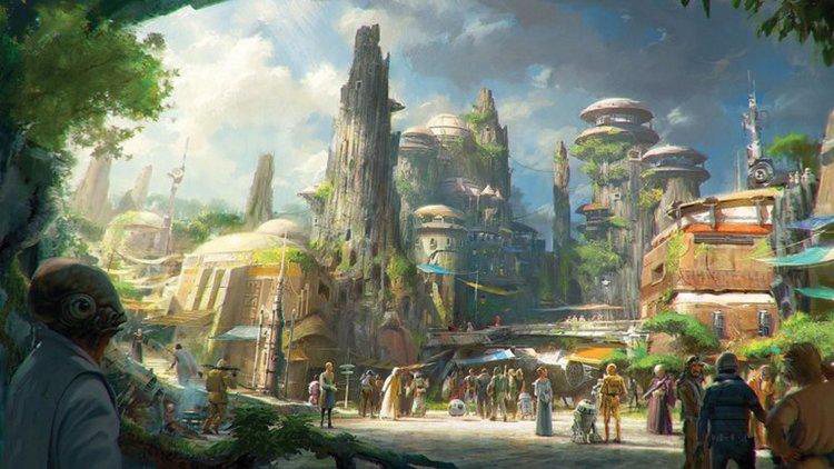 Imagem conceito do novo parque da Disney inspirado em Star Wars - Foto: Divulgação