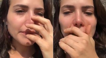 Letícia Colin aparece emocionada em vídeo feito nos bastidores de Segundo Sol - Foto: Reprodução/ Instagram