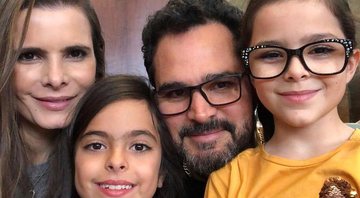 Luciano se emocionou e emocionou a web ao reencontrar as filhas - Foto: Reprodução/ Instagram