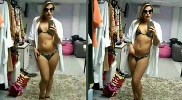 Glamour Garcia posa de biquíni nos bastidores de A Dona do Pedaço - Foto: Reprodução/Instagram