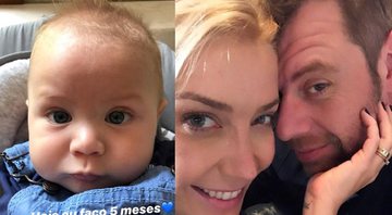 Luiza Possi e Cris Gomes babam pelo filho Lucca, que completa cinco meses - Foto: Reprodução/Instagram