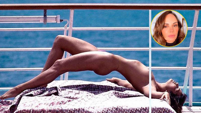 Luiza Brunet compartilhou fotos de ensaio antigo no qual aparece de topless - Foto: Reprodução/ Instagram@luizabrunetoficial