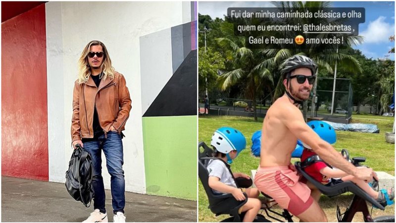 Marcus Majella mostrou passeio de Thales Bretas e os filhos - Foto: Reprodução / Instagram