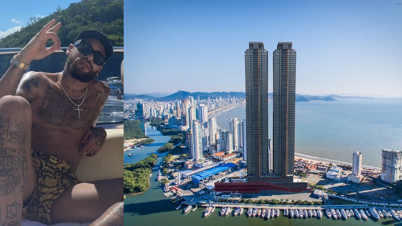 O apartamento de luxo tem 440 metros quadrados, quatro suítes, fica de frente para o mar é está avaliado em R$ 5 milhões - Reprodução/Instagram