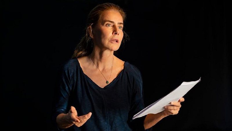 Maitê Proença ensaia a peça "O Pior de Mim" - Foto: Reprodução/Instagram