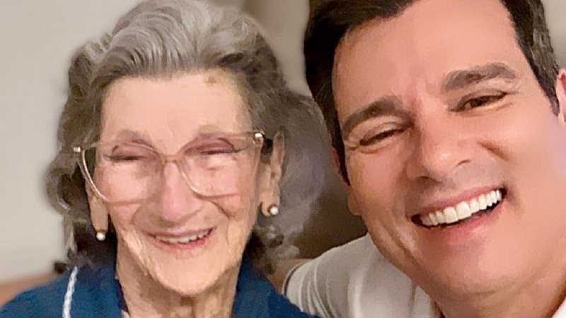 Celso Portiolli comemora aniversário de 96 anos de sua mãe, Dibe Said - Foto: Reprodução / Instagram