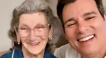 Celso Portiolli comemora aniversário de 96 anos de sua mãe, Dibe Said - Foto: Reprodução / Instagram