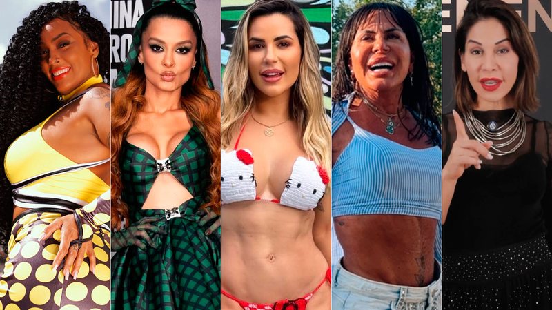 Rosiane Pinheiro, Maiara, Deolane, Gretchen e Maíra Cardi fizeram cirurgia íntima - Foto: Reprodução/ Instagram