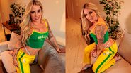 Luanda Fraga acaba de ser coroada no concurso Miss Copa do Mundo