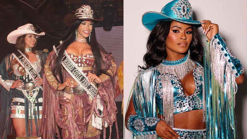 Sarah Lucci, de 29 anos, é coroada Embaixadora do Miss SP durante evento de rodeio no interior - Fotos: Adilson Marques / Divulgação