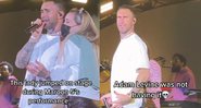 Músico demonstrou surpresa e soltou um palavrão após ser agarrado - Reprodução / TikTok