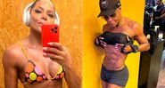 Adriana Bombom contou que chegou aos 10% de gordura corporal - Foto: Reprodução/ Instagram@adrianabombom