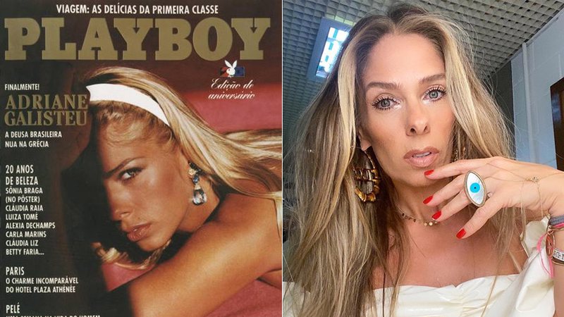 Adriane Galisteu revelou segredos dos bastidores da Playboy - Foto: Divulgação e Reprodução/ Instagram