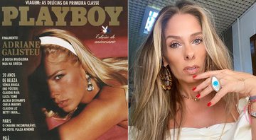 Adriane Galisteu revelou segredos dos bastidores da Playboy - Foto: Divulgação e Reprodução/ Instagram
