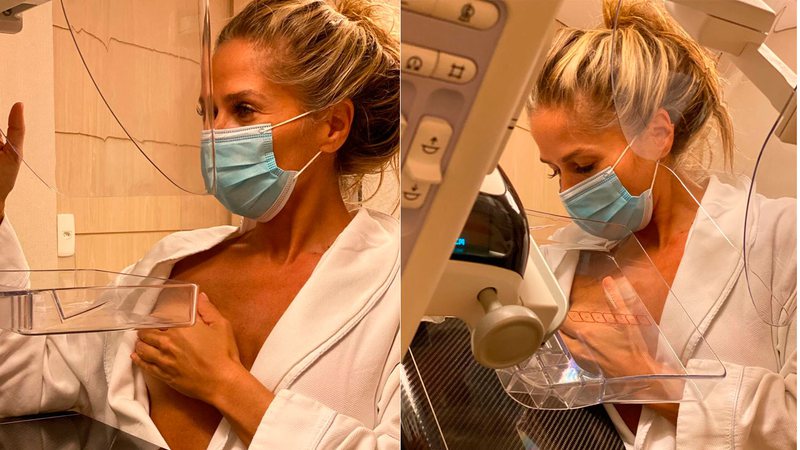 Adriane Galisteu mostrou exame de mamografia na web - Foto: Reprodução/ Instagram