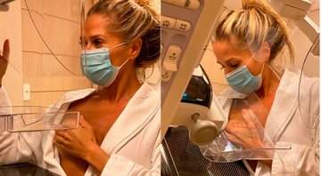 Adriane Galisteu mostrou exame de mamografia na web - Foto: Reprodução/ Instagram