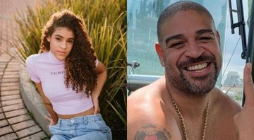 Adriano Imperador posta foto de filha e seguidores comentam a semelhança entre os dois - Foto: Reprodução / Instagram @adrianoimperador