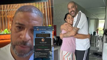 Adriano Imperador se manifestou após mãe levar golpe de R$ 15 mil