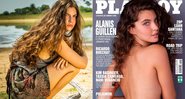 Alanis Guillen foi parar na capa da Playboy e a web aprovou brincadeira - Foto: TV Globo/ João Miguel Júnior e Instagram@playboy_fake