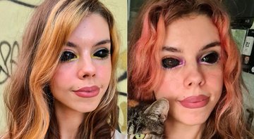 Aleksandra Sadowska ficou cega após tatuar os globos oculares de preto - Foto: Reprodução/ Instagram@anoxi_cime