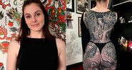 Alexandra Cornish contou que é alvo de críticas por tatuagem gigante - Foto: Reprodução/ Instagram@alexandracornish
