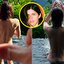 Alexandra Daddario mostrou banho de piscina nua e recebeu elogios - Foto: Reprodução/ Instagram@alexandradaddario