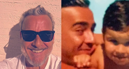 Alexandre Borges em foto com seu filho Miguel ainda criança - Foto: Reprodução/ Instagram@ alexandreborges.artista