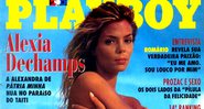 Alexia Dechamps lembrou foto de seu ensaio icônico para a Playboy - Foto: Divulgação
