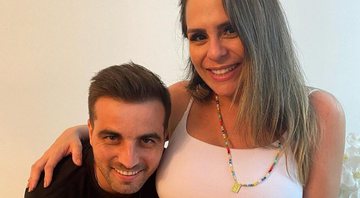 Rafael Longuine e a esposa, Aline Lima - Reprodução/Instagram