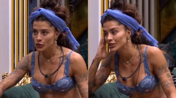 Aline Campos falou sobre acessório que combina com o penteado