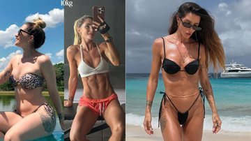Aline Gotschalg mostrou antes e depois após emagrecer 10 kg - Foto: Reprodução/ Instagram@alinegotschalg