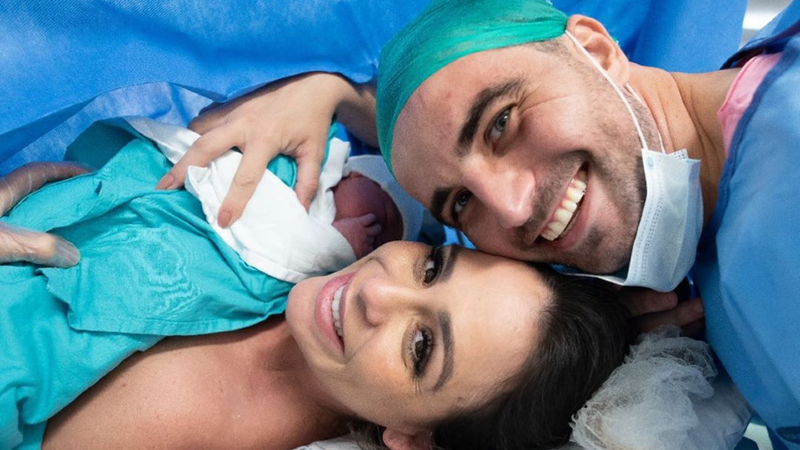 Aline Lima deu à luz a Sophia na última quarta-feira (07/11) - Reprodução/Instagram