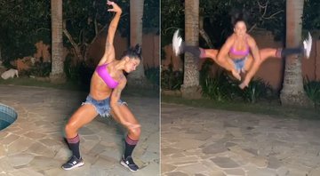 Aline Riscado mostrou coreografia poderosa e surpreendeu na web - Foto: Reprodução/ Instagram