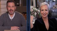 Jimmy Kimmel e Allison Janney - Reprodução/YouTube@Jimmy Kimmel Live
