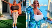 Famosa por seios gigantes, Allegra Cole foi elogiada por aceitar suas imperfeições - Foto: Reprodução/ Instagram@allegracoleworld