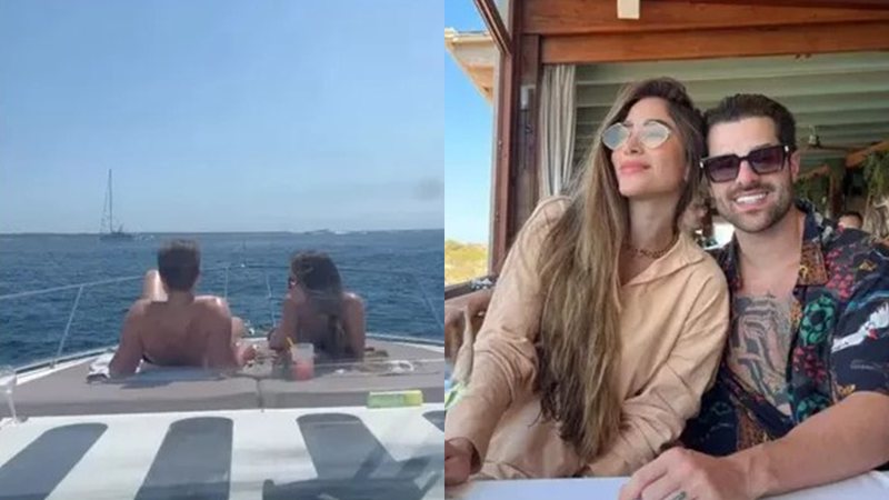 Alok e Romana Novais curtem passeio de barco - Foto: Reprodução / Instagram