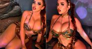 Amanda Nicole recebeu elogios por seu cosplay sensual de Princesa Leia - Foto: Reprodução/ Instagram@the_amanda_nicole