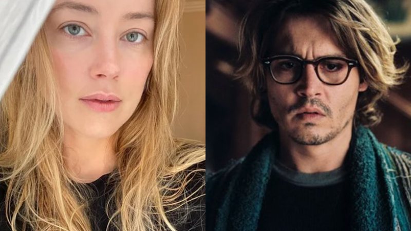 Amber Heard e Johnny Depp - Foto: Reprodução / Instagram / IMDb