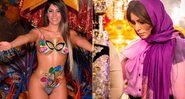 Ana Akiva na época do Miss Bumbum, e em foto atual - Foto: Reprodução/ Instagram e Divulgação