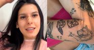 Ana Castela mostrou suas novas tatuagens e falou sobre procedimento no nariz - Foto: Reprodução/ Instagram@anacastelacantora