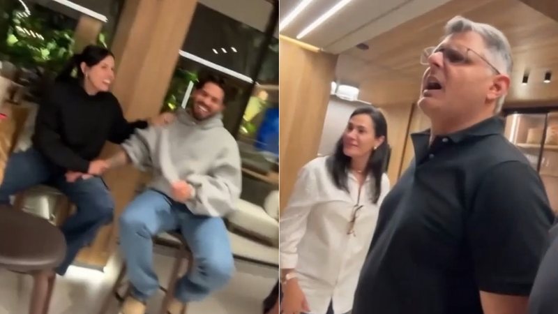 Ana Castela e Zé Felipe tomaram bronca do pai da cantora após beijo