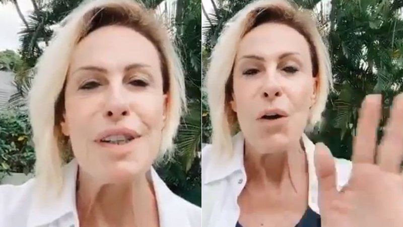 Ana Maria Braga postou vídeo para dizer que está com saudades do público e aproveitou para incentivar o isolamento - Foto: Reprodução/ Instagram